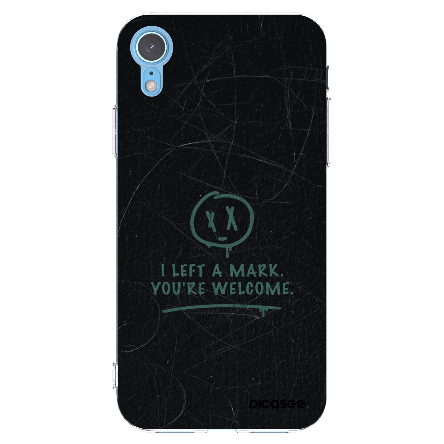 Picasee silikonový průhledný obal pro Apple iPhone XR - LEFT A MARK