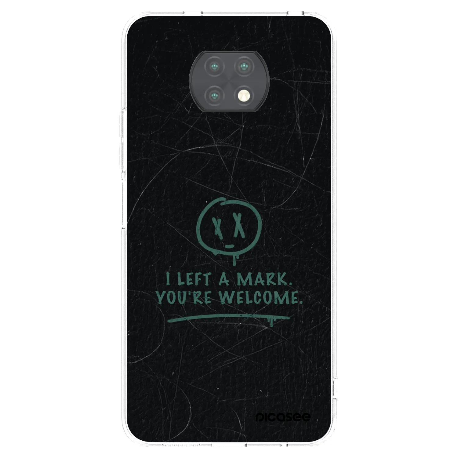 Picasee silikonový průhledný obal pro Xiaomi Redmi Note 9T - LEFT A MARK