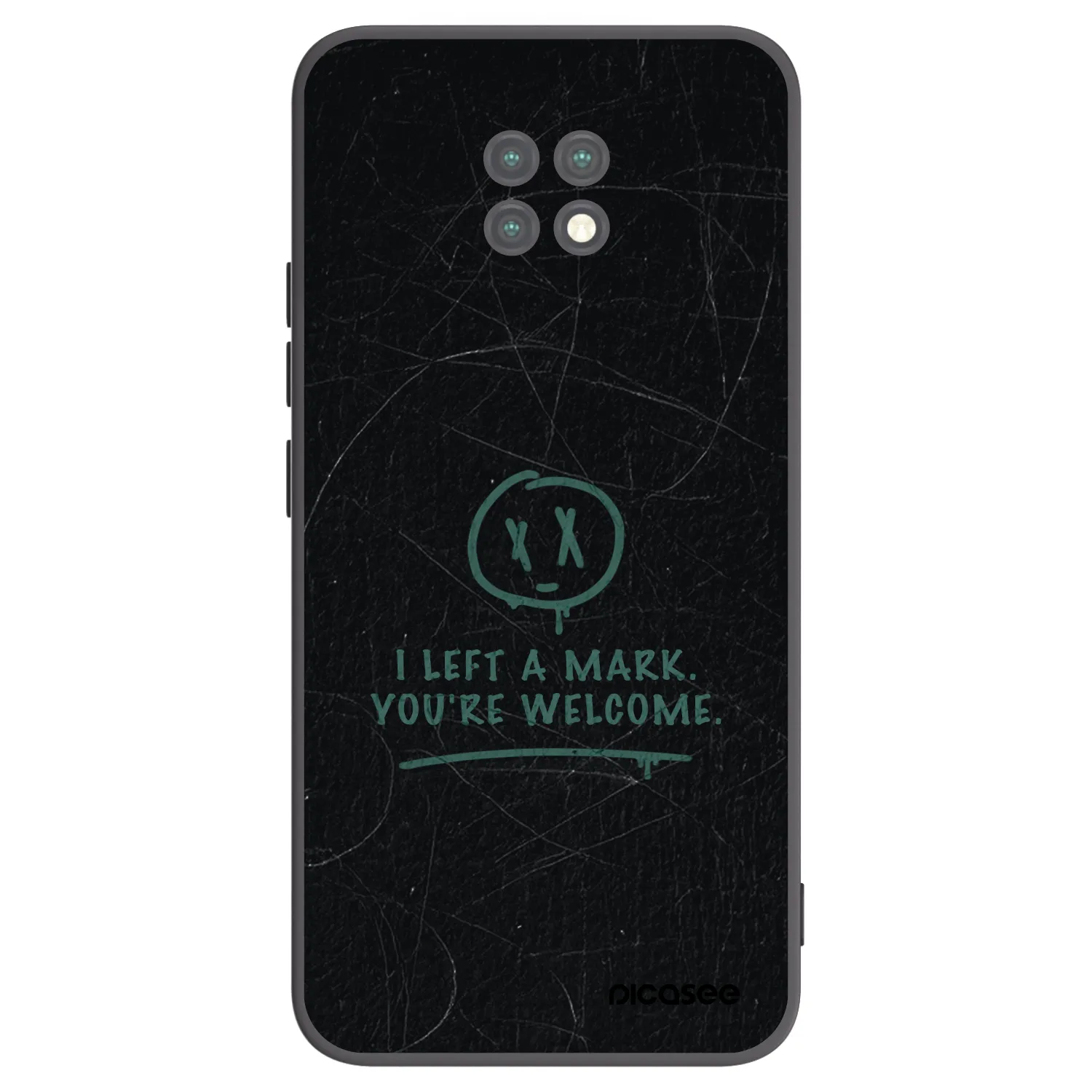 Picasee silikonový černý obal pro Xiaomi Redmi Note 9T - LEFT A MARK