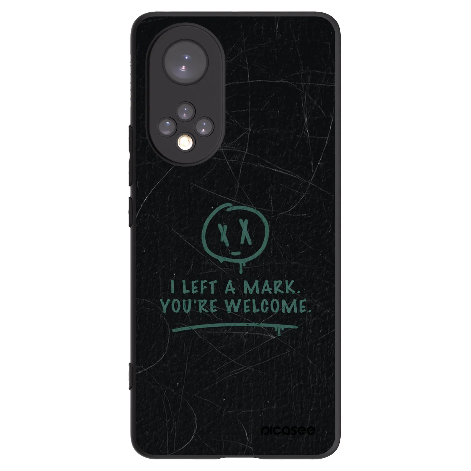 Picasee silikonový černý obal pro Honor 50 5G - LEFT A MARK