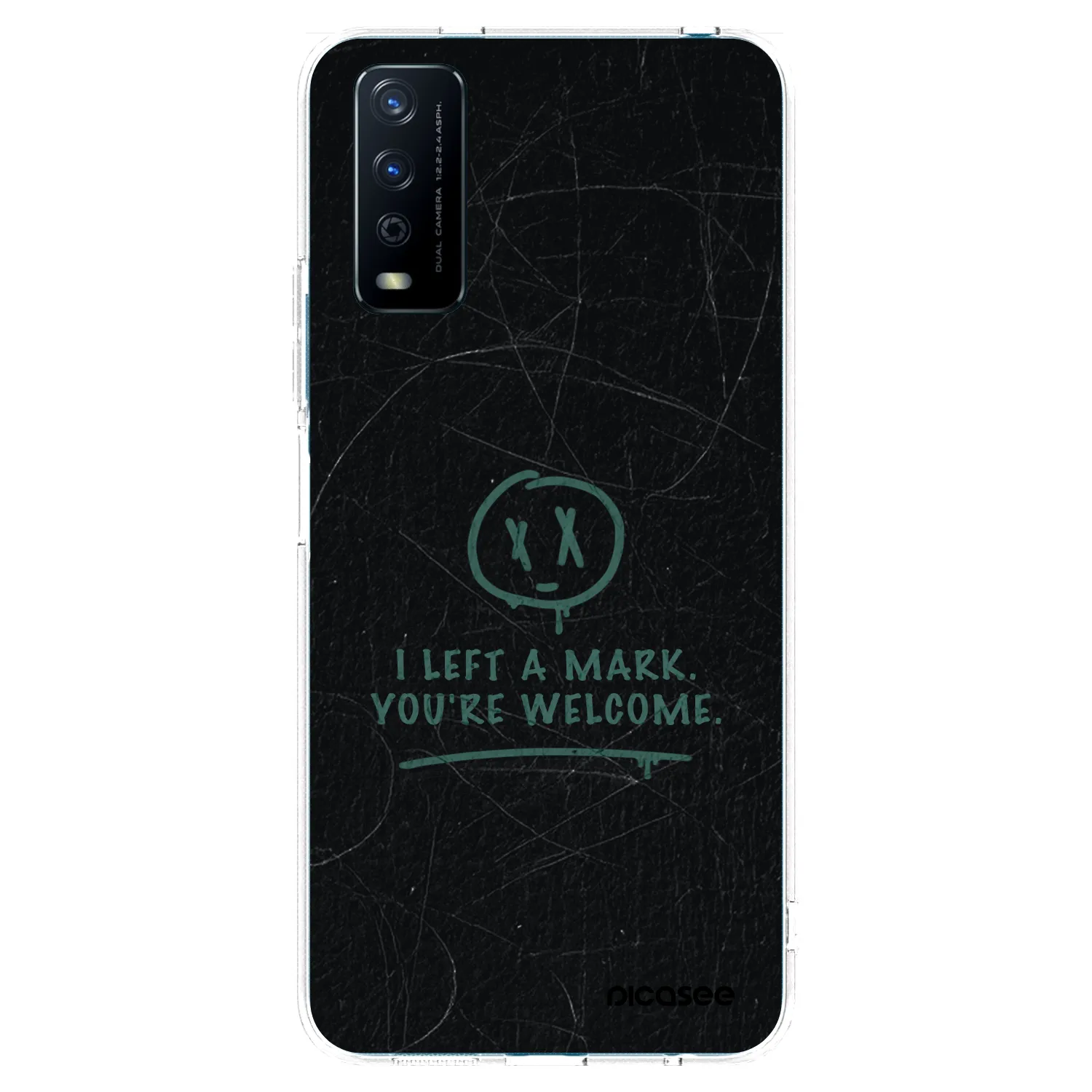 Picasee silikonový průhledný obal pro Vivo Y11s - LEFT A MARK
