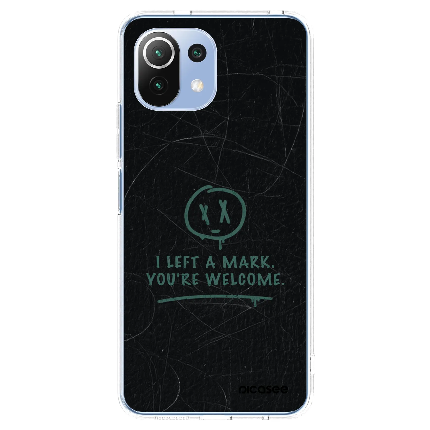 Picasee silikonový průhledný obal pro Xiaomi 11 Lite 5G NE - LEFT A MARK