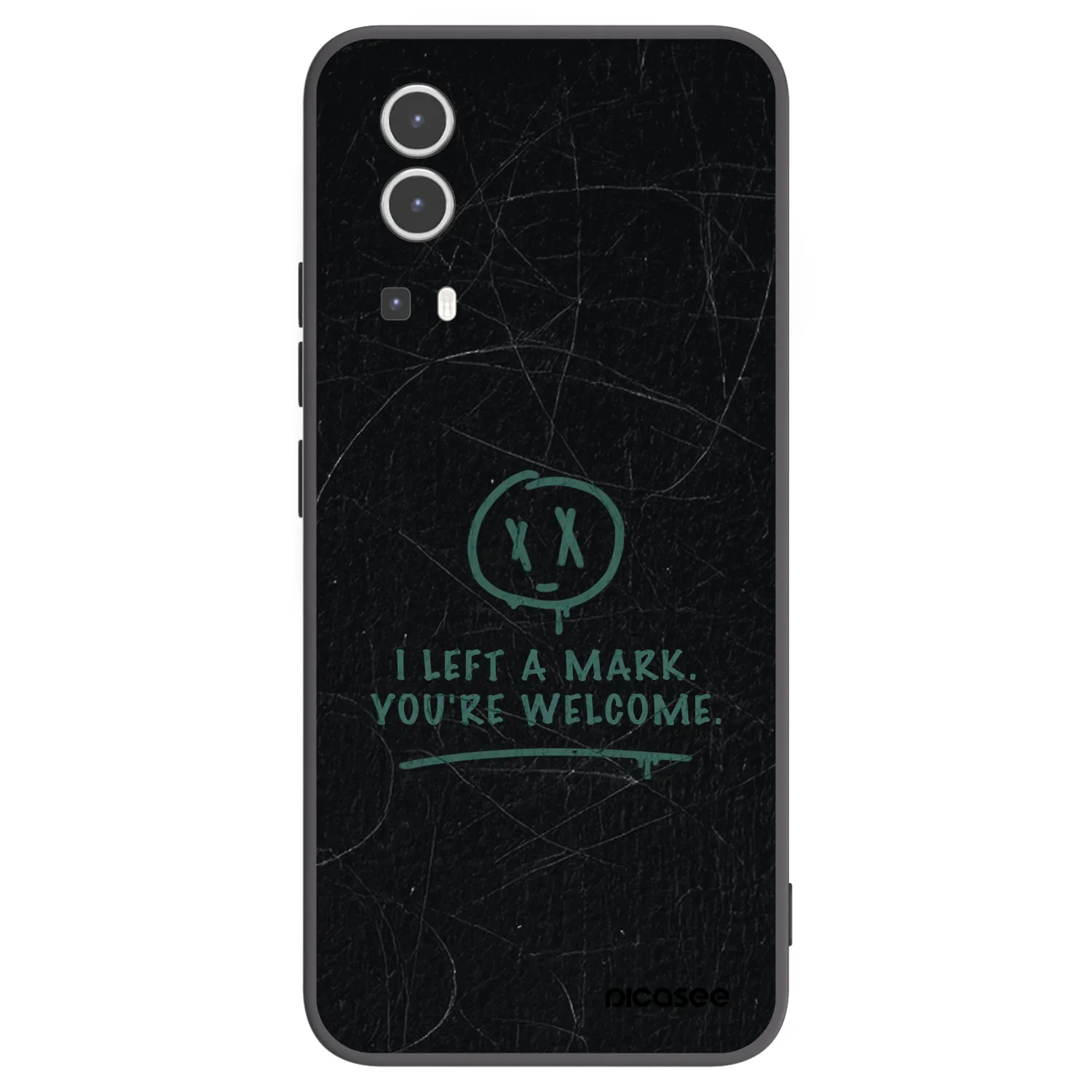 Picasee silikonový černý obal pro Vivo Y72 5G - LEFT A MARK