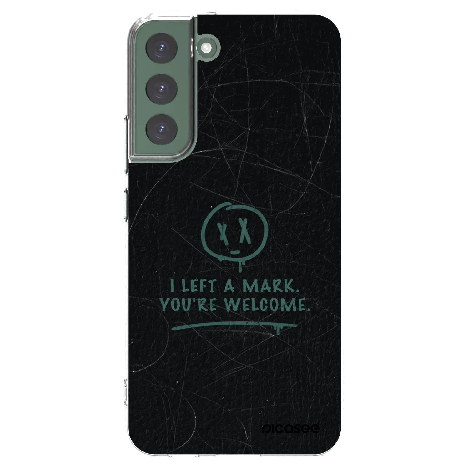 Picasee silikonový průhledný obal pro Samsung Galaxy S22+ 5G - LEFT A MARK