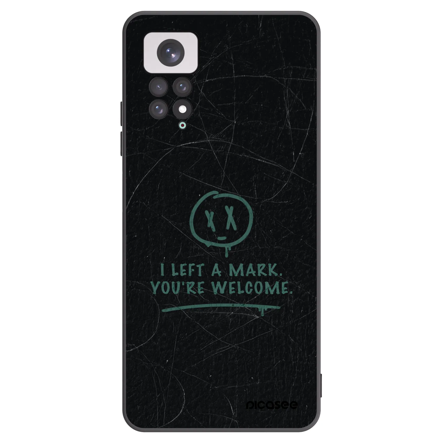 Picasee silikonový černý obal pro Xiaomi Redmi Note 11 - LEFT A MARK