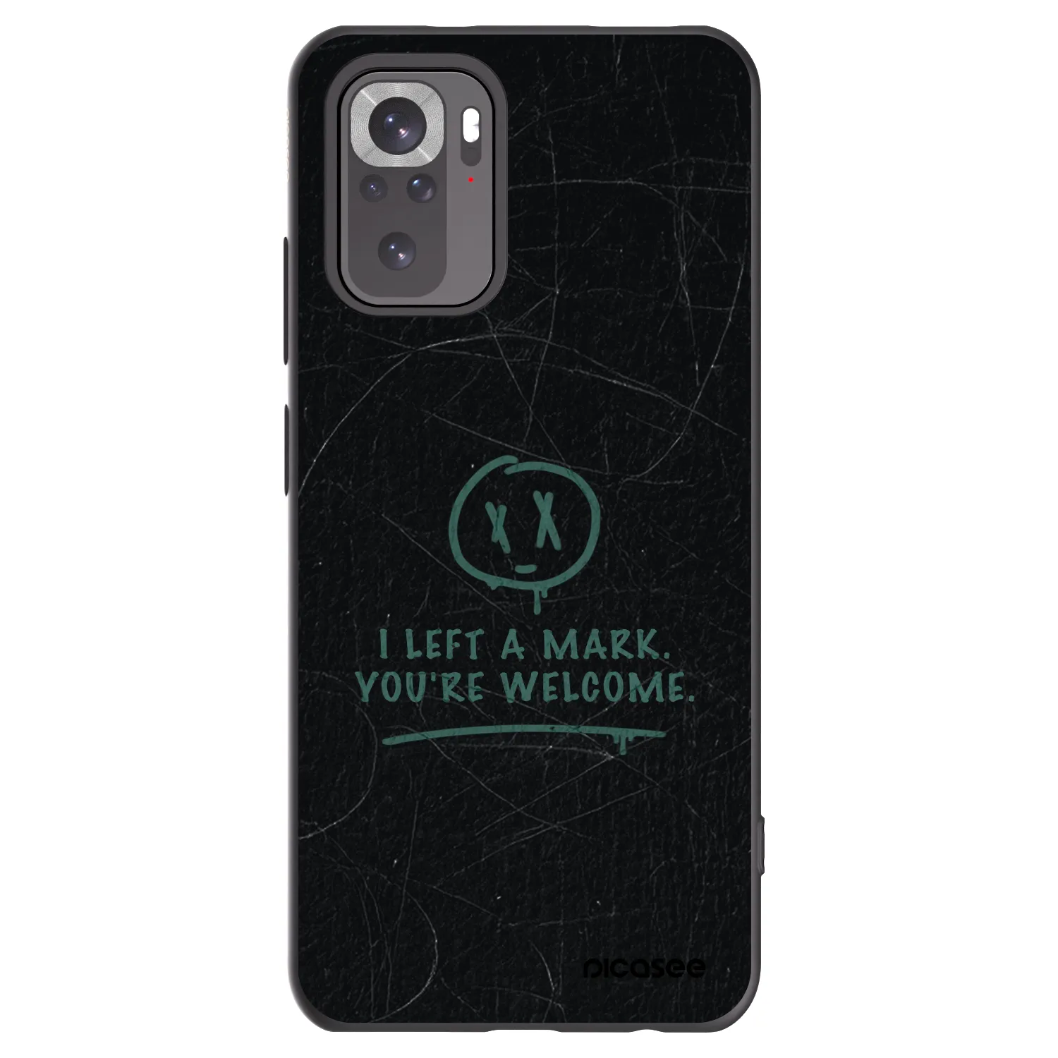 Picasee silikonový černý obal pro Xiaomi Redmi Note 11S 4G - LEFT A MARK