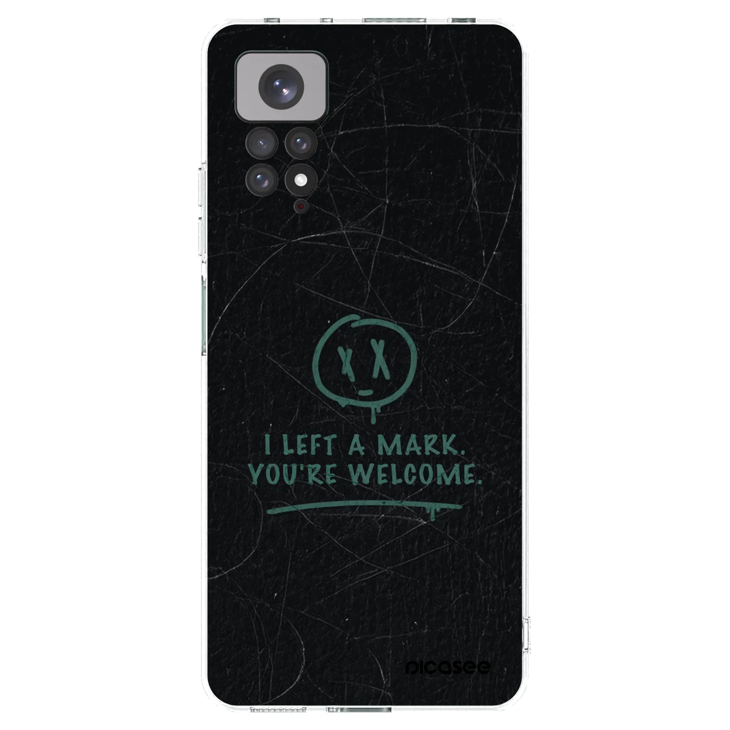 Picasee silikonový průhledný obal pro Xiaomi Redmi Note 11S 4G - LEFT A MARK