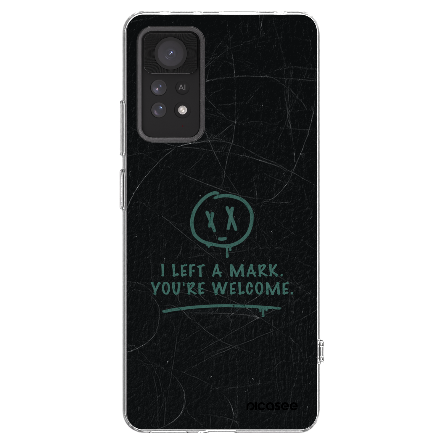 Picasee silikonový průhledný obal pro Xiaomi Redmi Note 11 Pro - LEFT A MARK