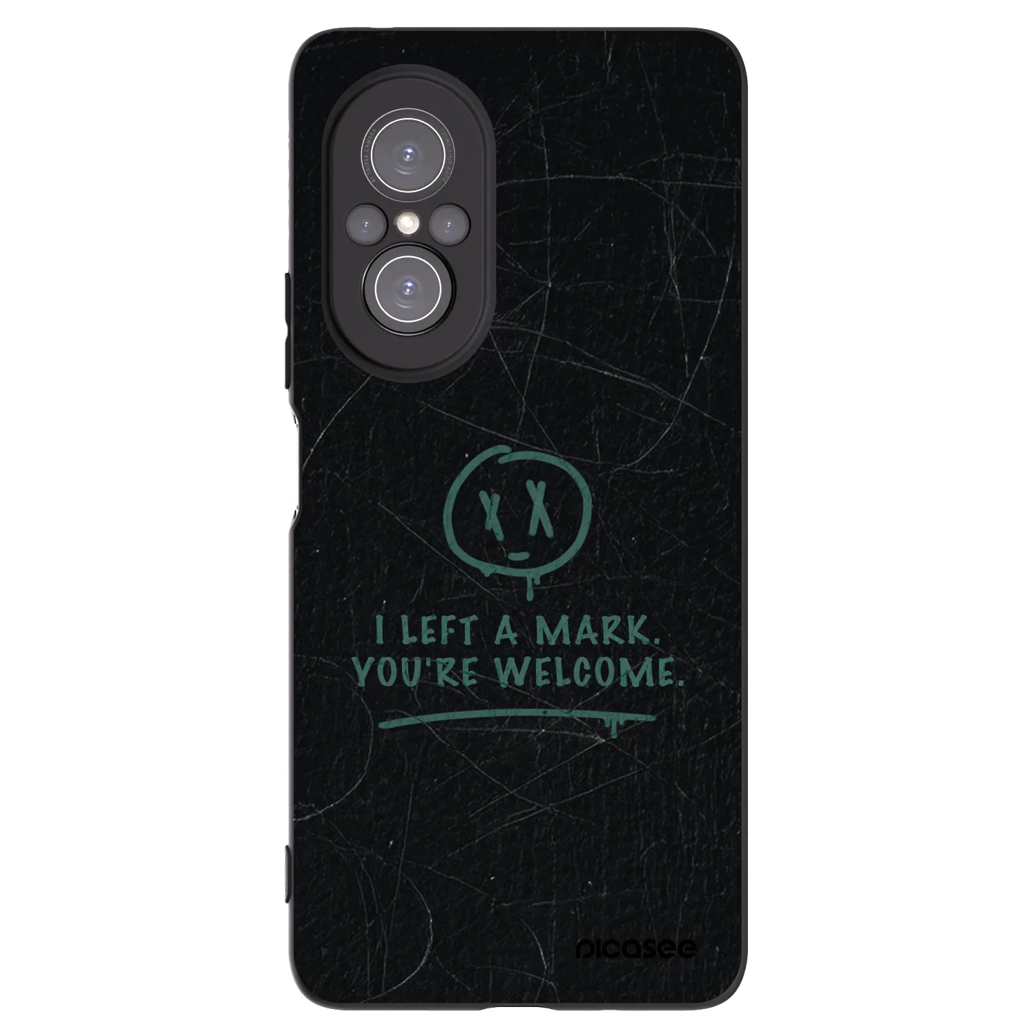 Picasee silikonový černý obal pro Huawei Nova 9 SE - LEFT A MARK