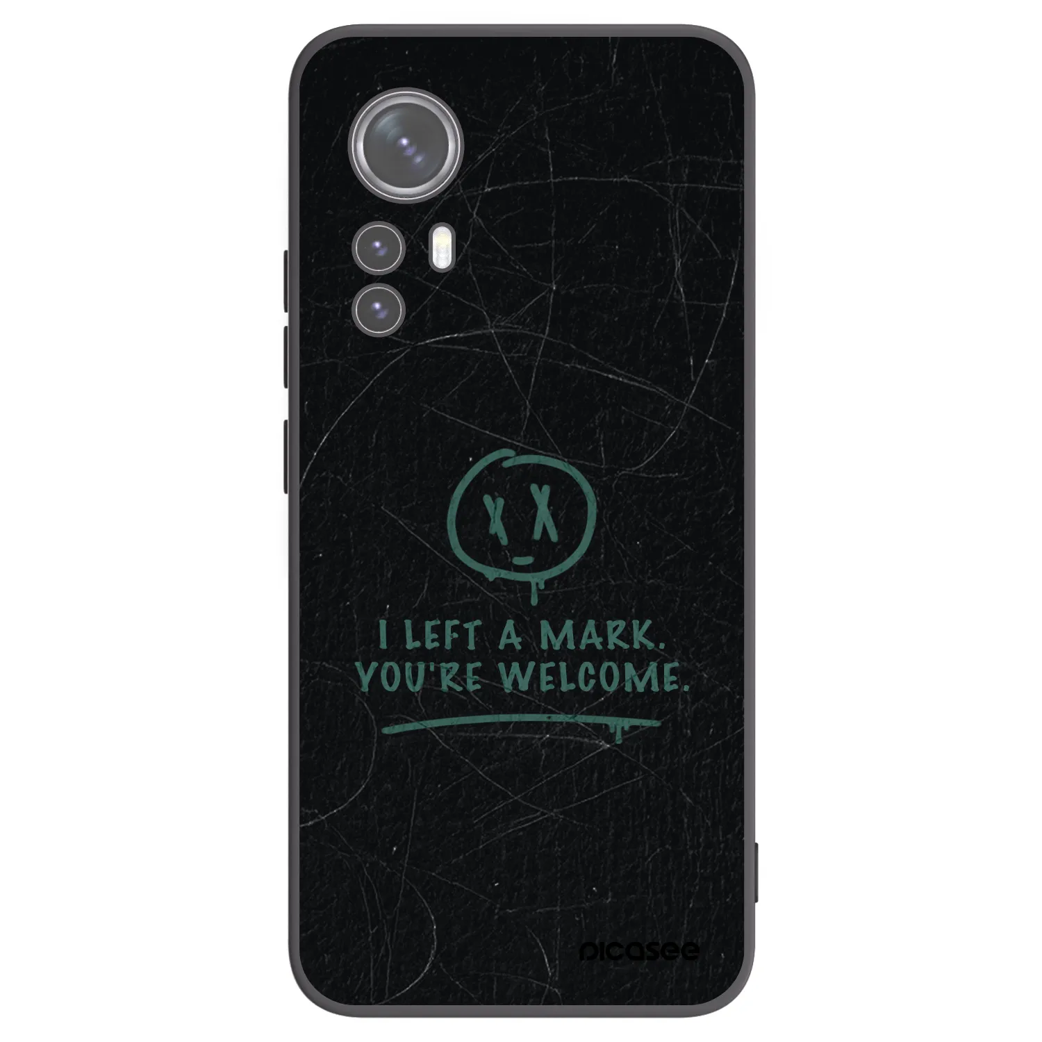 Picasee silikonový černý obal pro Xiaomi 12 - LEFT A MARK