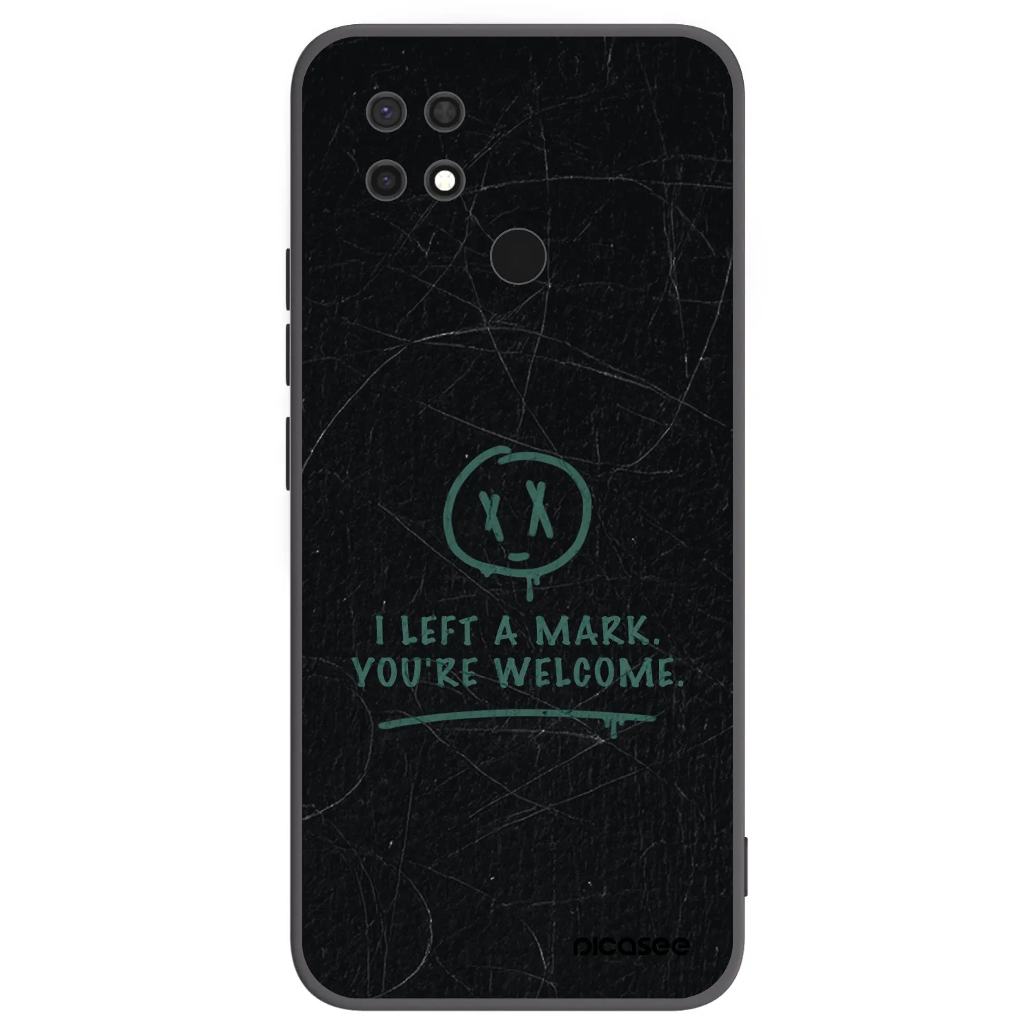 Picasee silikonový černý obal pro Xiaomi Redmi 10C - LEFT A MARK