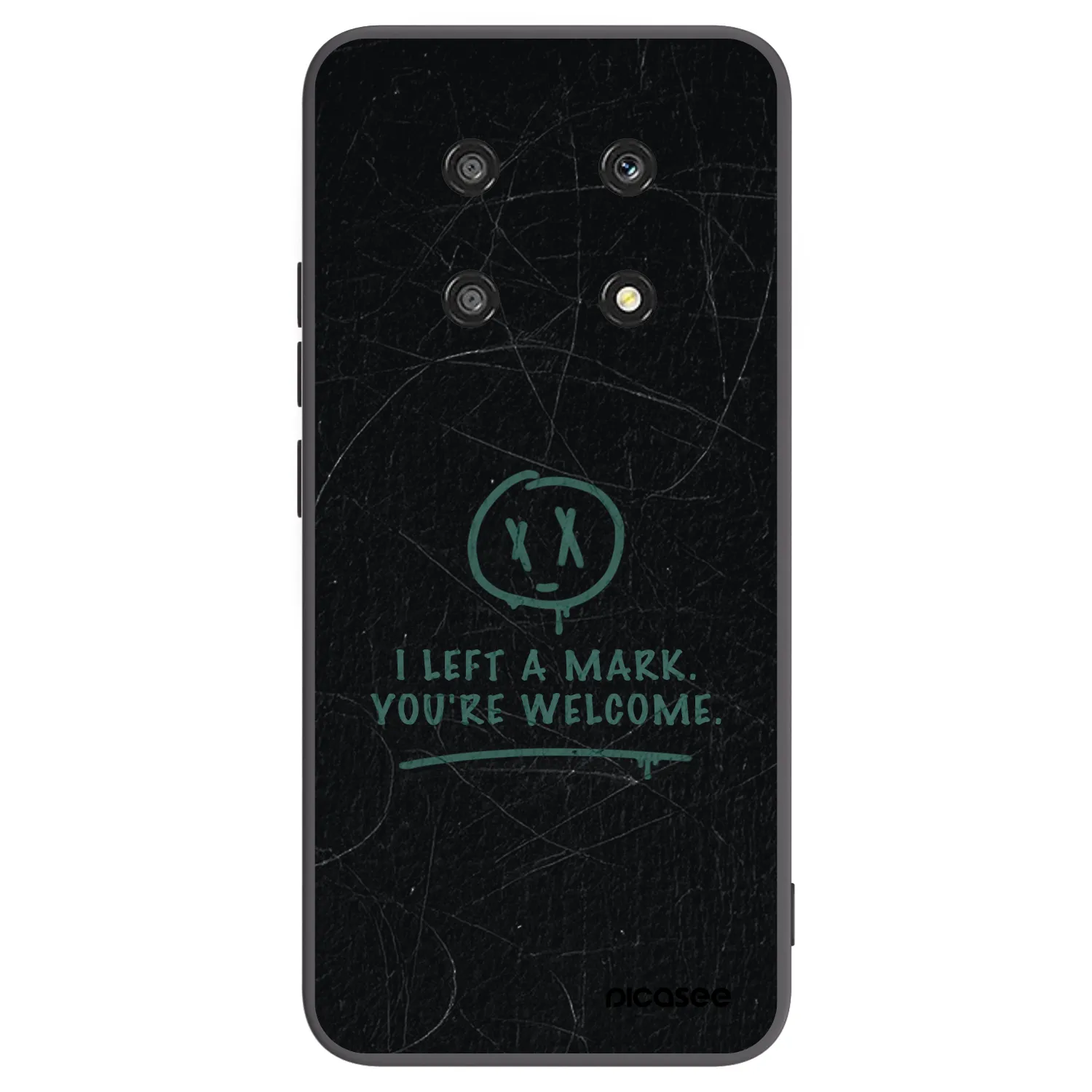 Picasee silikonový černý obal pro Honor Magic4 Lite 5G - LEFT A MARK