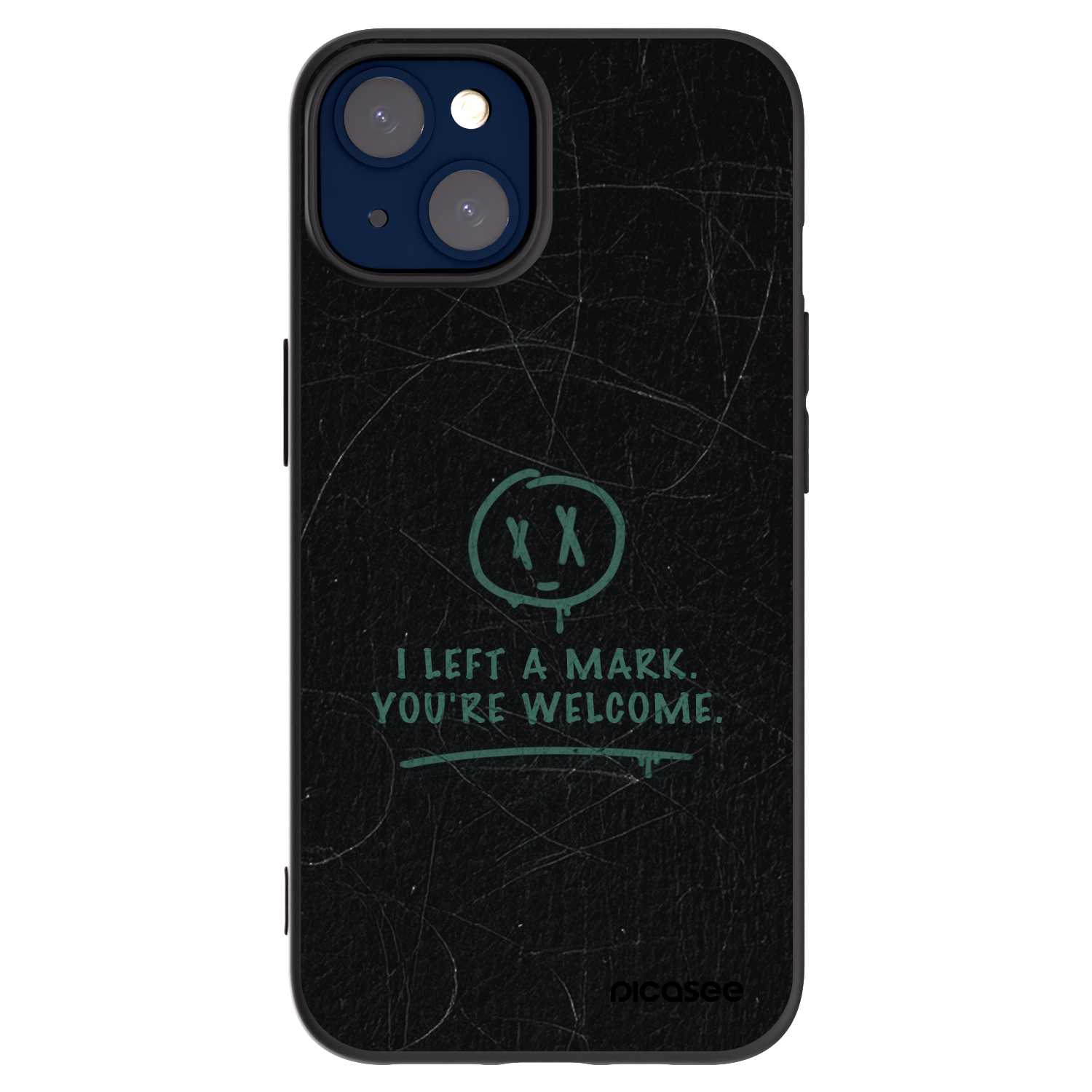 Picasee silikonový černý obal pro Apple iPhone 14 - LEFT A MARK