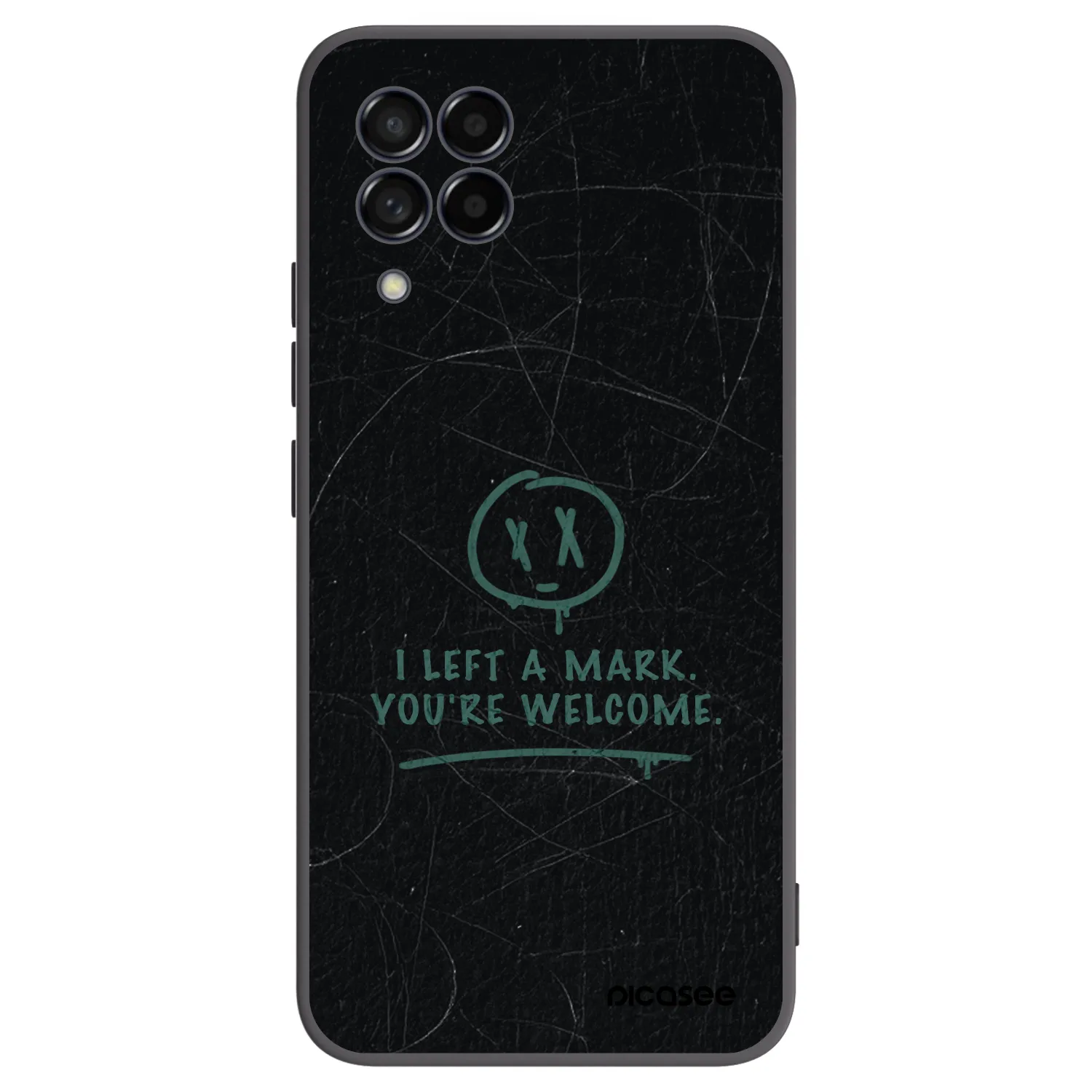 Picasee silikonový černý obal pro Samsung Galaxy M53 5G - LEFT A MARK