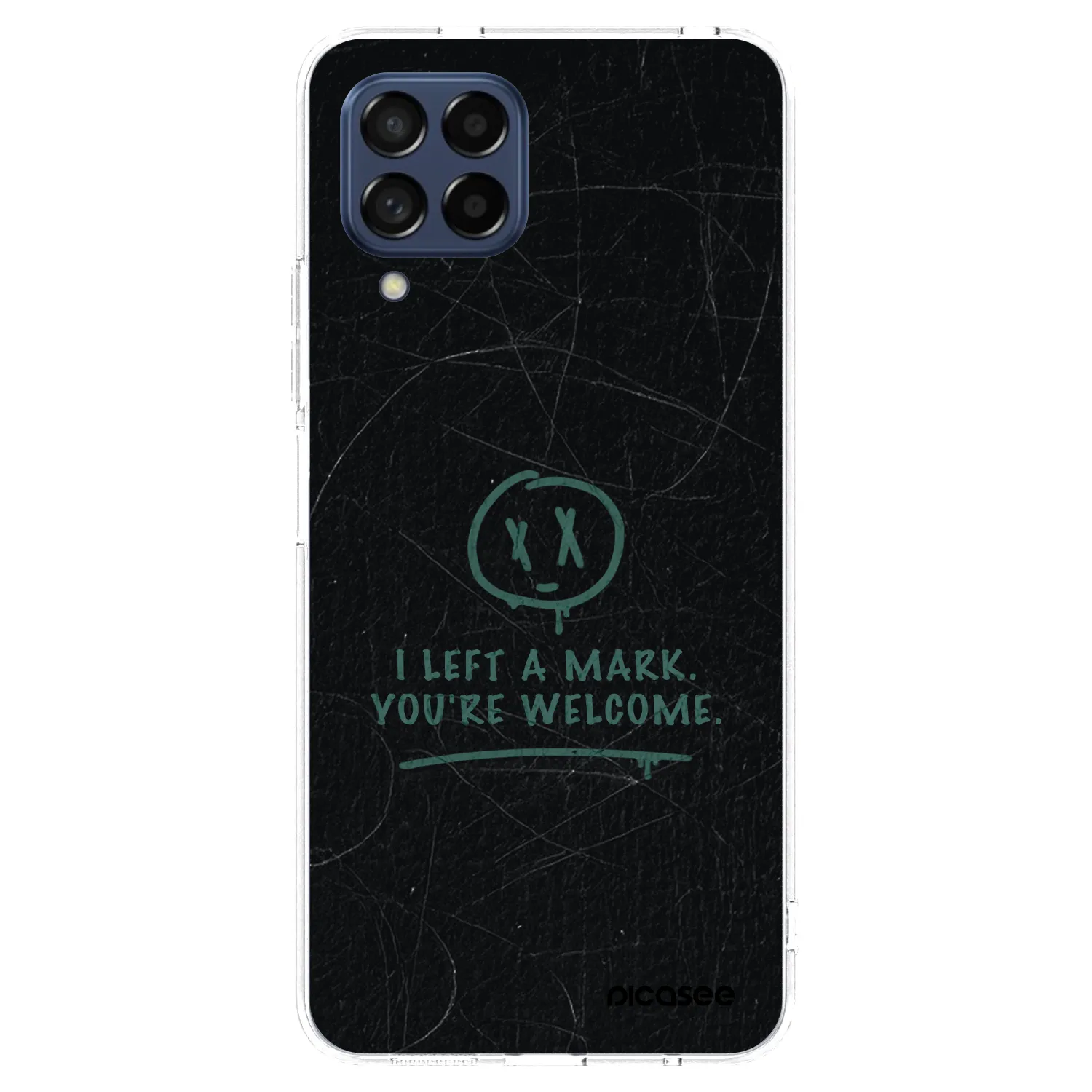 Picasee silikonový průhledný obal pro Samsung Galaxy M53 5G - LEFT A MARK