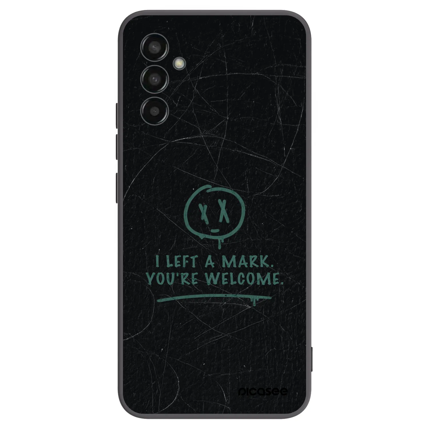 Picasee silikonový černý obal pro Samsung Galaxy M13 M135F - LEFT A MARK