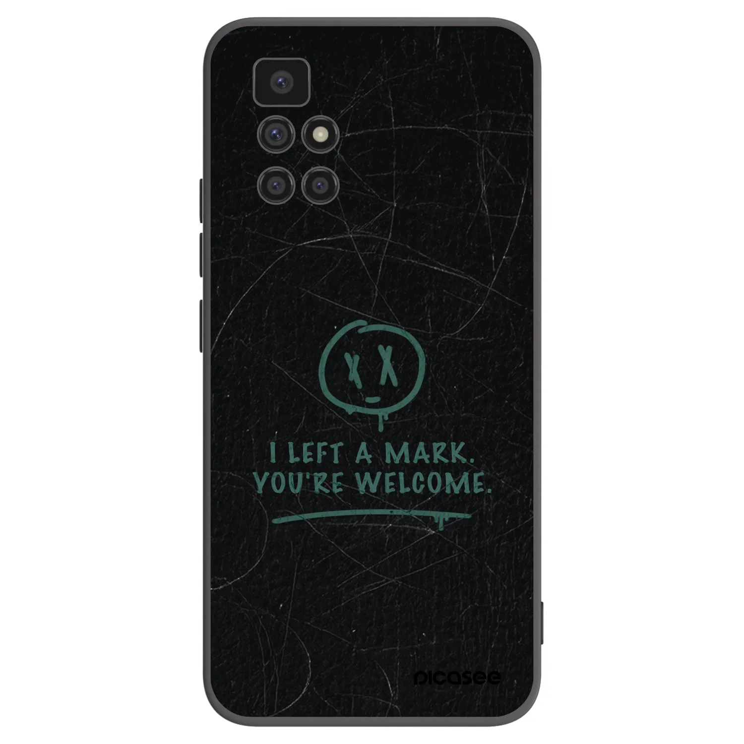 Picasee silikonový černý obal pro Xiaomi Redmi 10 (2022) - LEFT A MARK