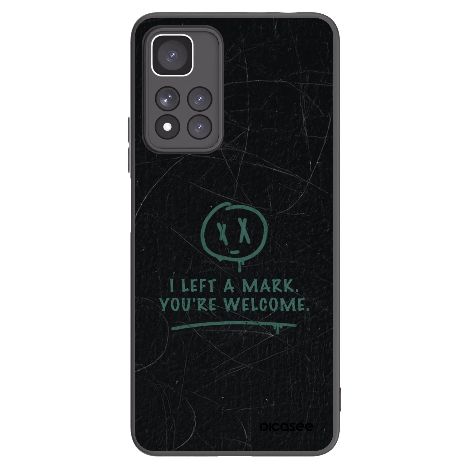 Picasee silikonový černý obal pro Xiaomi Redmi Note 11 Pro+ 5G - LEFT A MARK