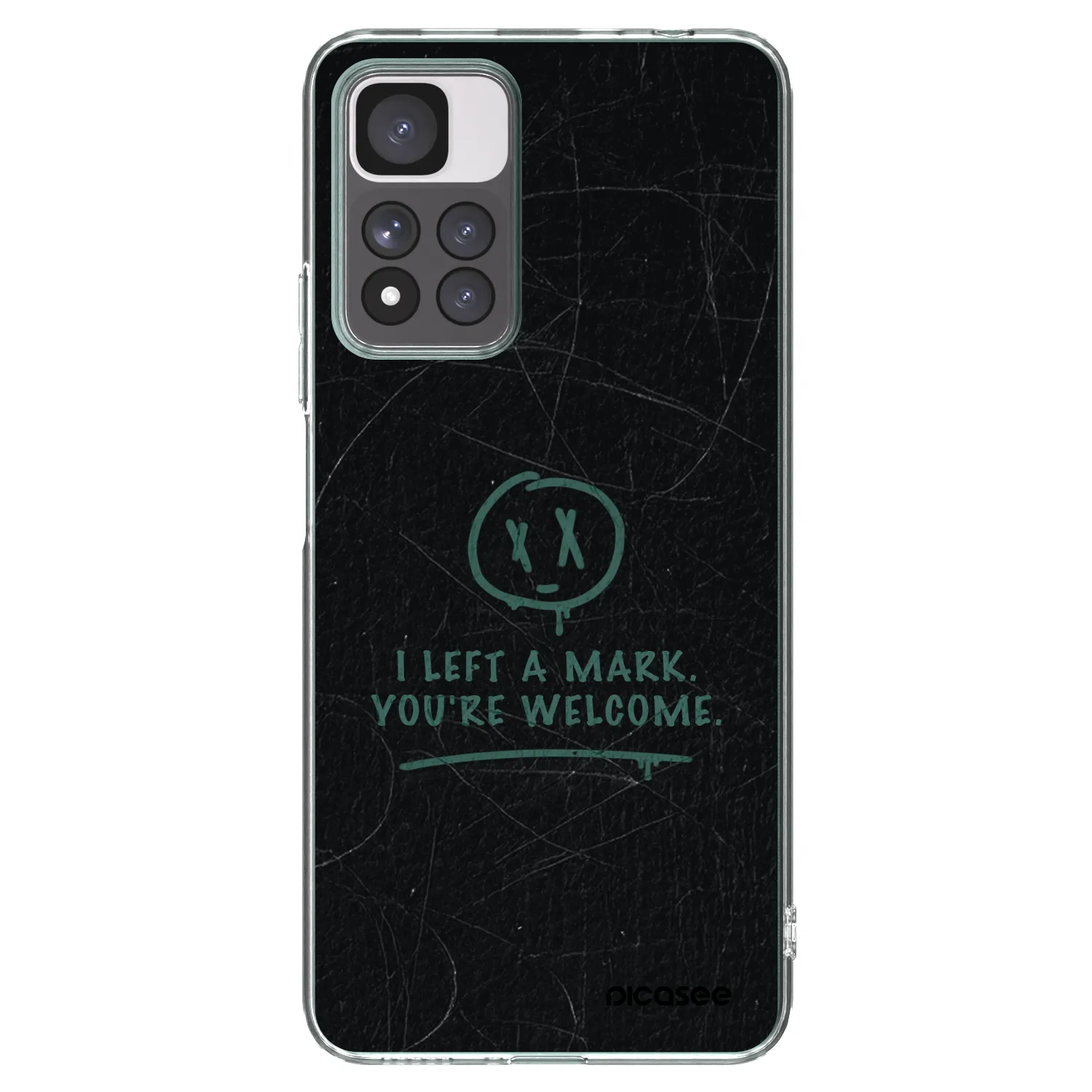 Picasee silikonový průhledný obal pro Xiaomi Redmi Note 11 Pro+ 5G - LEFT A MARK