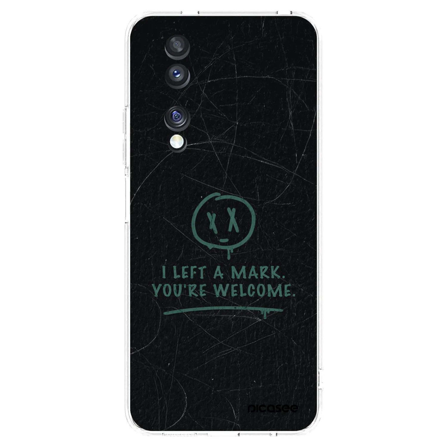 Picasee silikonový průhledný obal pro Honor 70 - LEFT A MARK