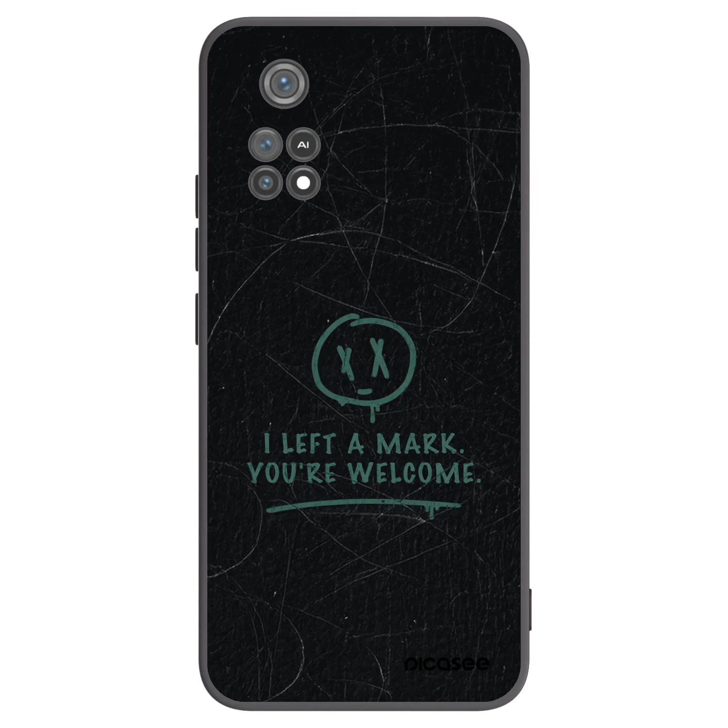 Picasee silikonový černý obal pro Xiaomi Poco M4 Pro - LEFT A MARK