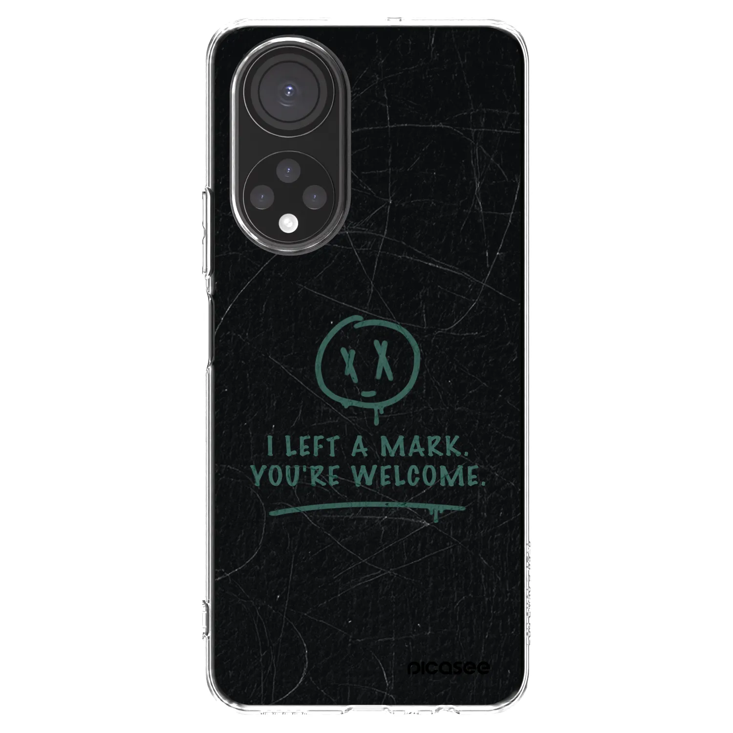 Picasee silikonový průhledný obal pro Honor X7 - LEFT A MARK