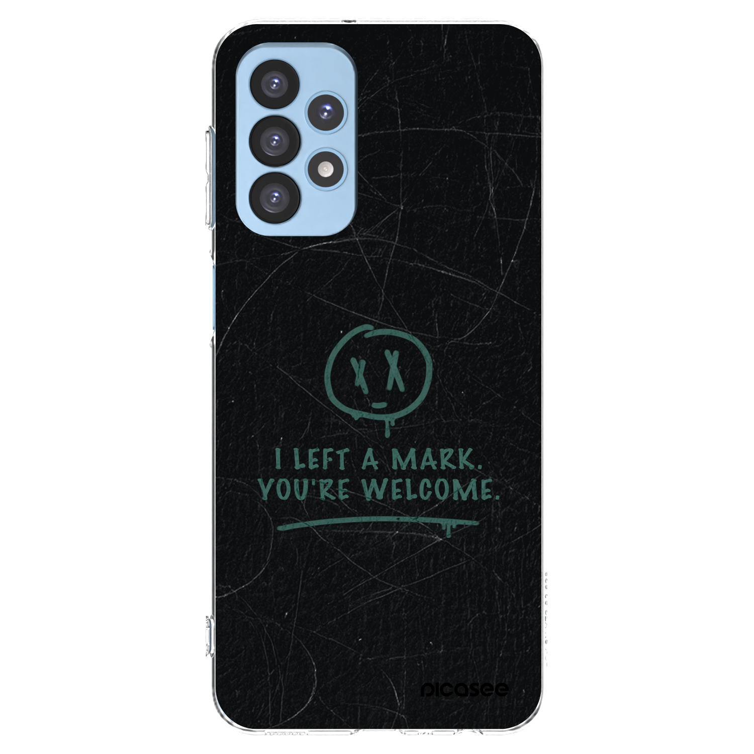 Picasee silikonový průhledný obal pro Samsung Galaxy A23 A235F 4G - LEFT A MARK