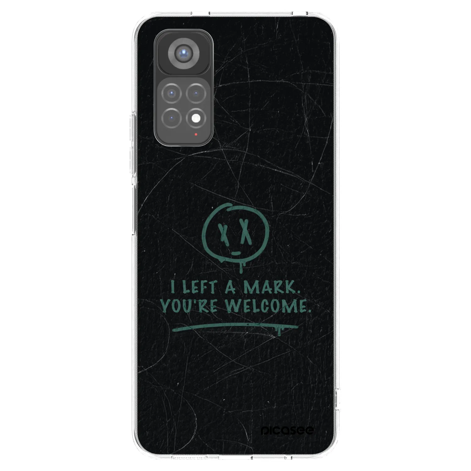 Picasee silikonový průhledný obal pro Xiaomi Redmi Note 11S 5G - LEFT A MARK