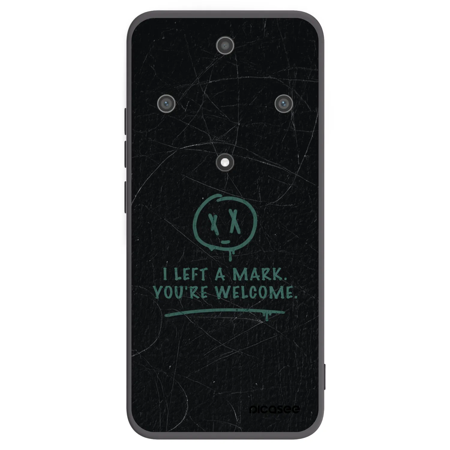 Picasee silikonový černý obal pro Honor Magic5 Lite 5G - LEFT A MARK