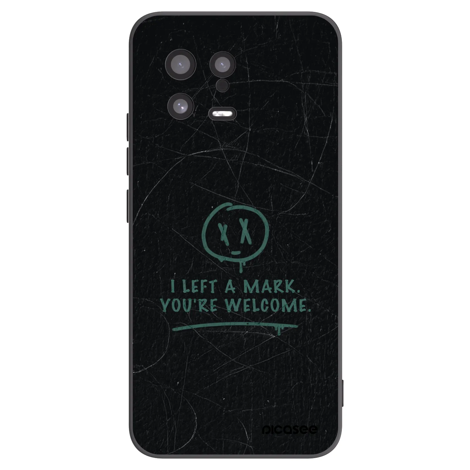 Picasee silikonový černý obal pro Xiaomi 13 - LEFT A MARK