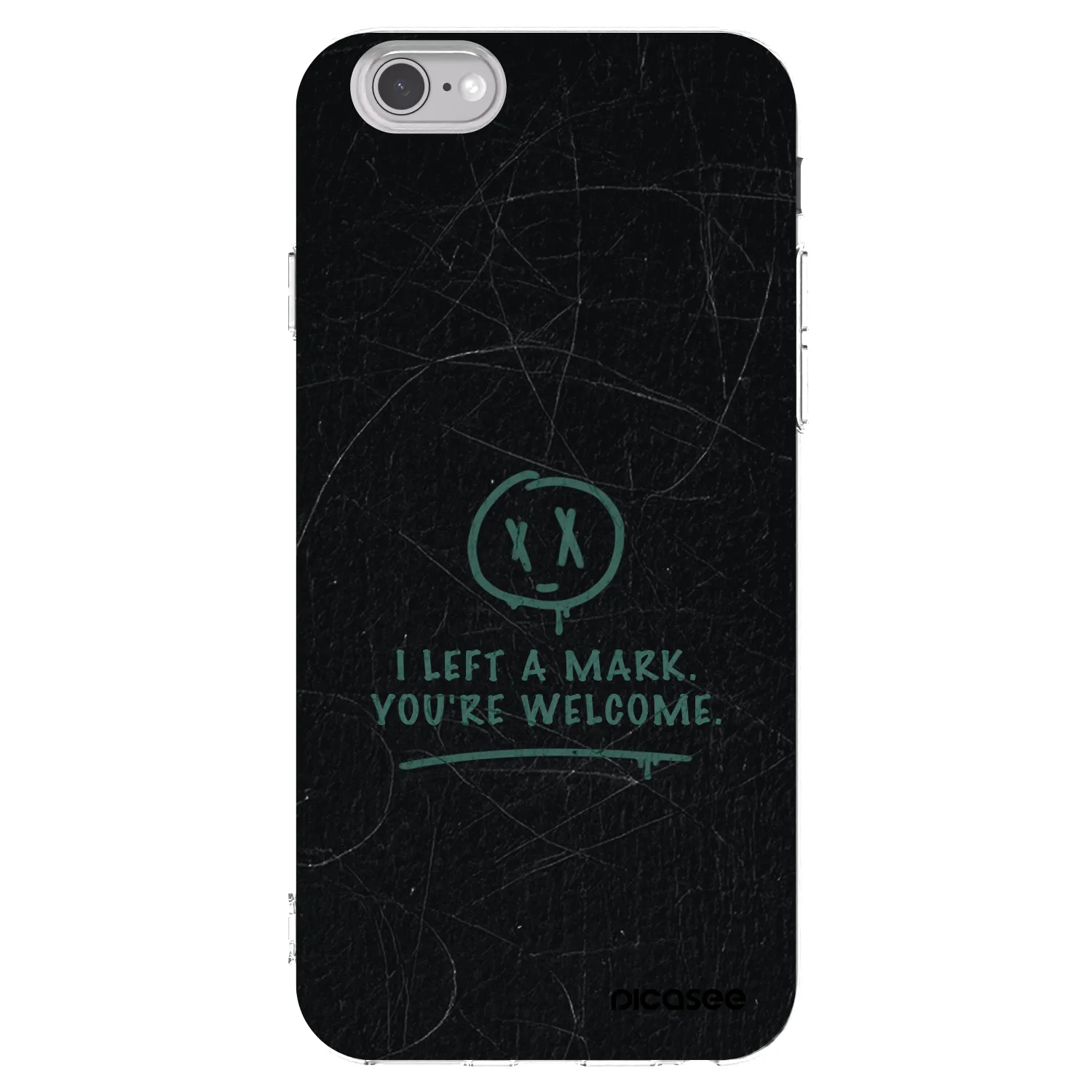 Picasee silikonový průhledný obal pro Apple iPhone 6/6S - LEFT A MARK