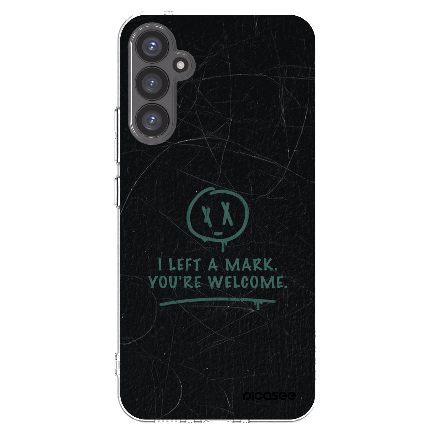 Picasee silikonový průhledný obal pro Samsung Galaxy A34 5G A346B - LEFT A MARK