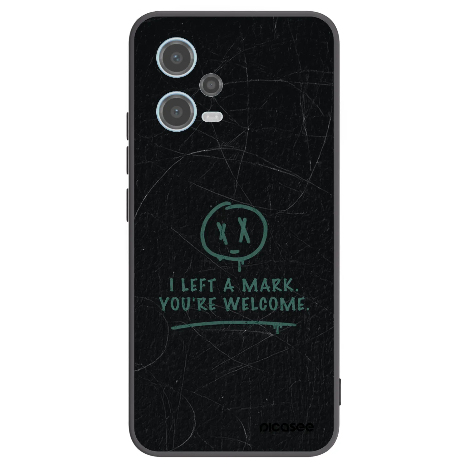 Picasee silikonový černý obal pro Xiaomi Redmi Note 12 5G - LEFT A MARK