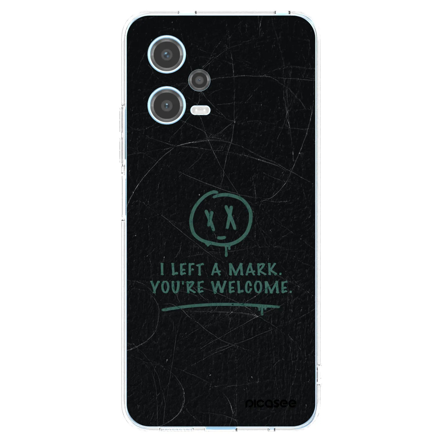 Picasee silikonový průhledný obal pro Xiaomi Redmi Note 12 5G - LEFT A MARK