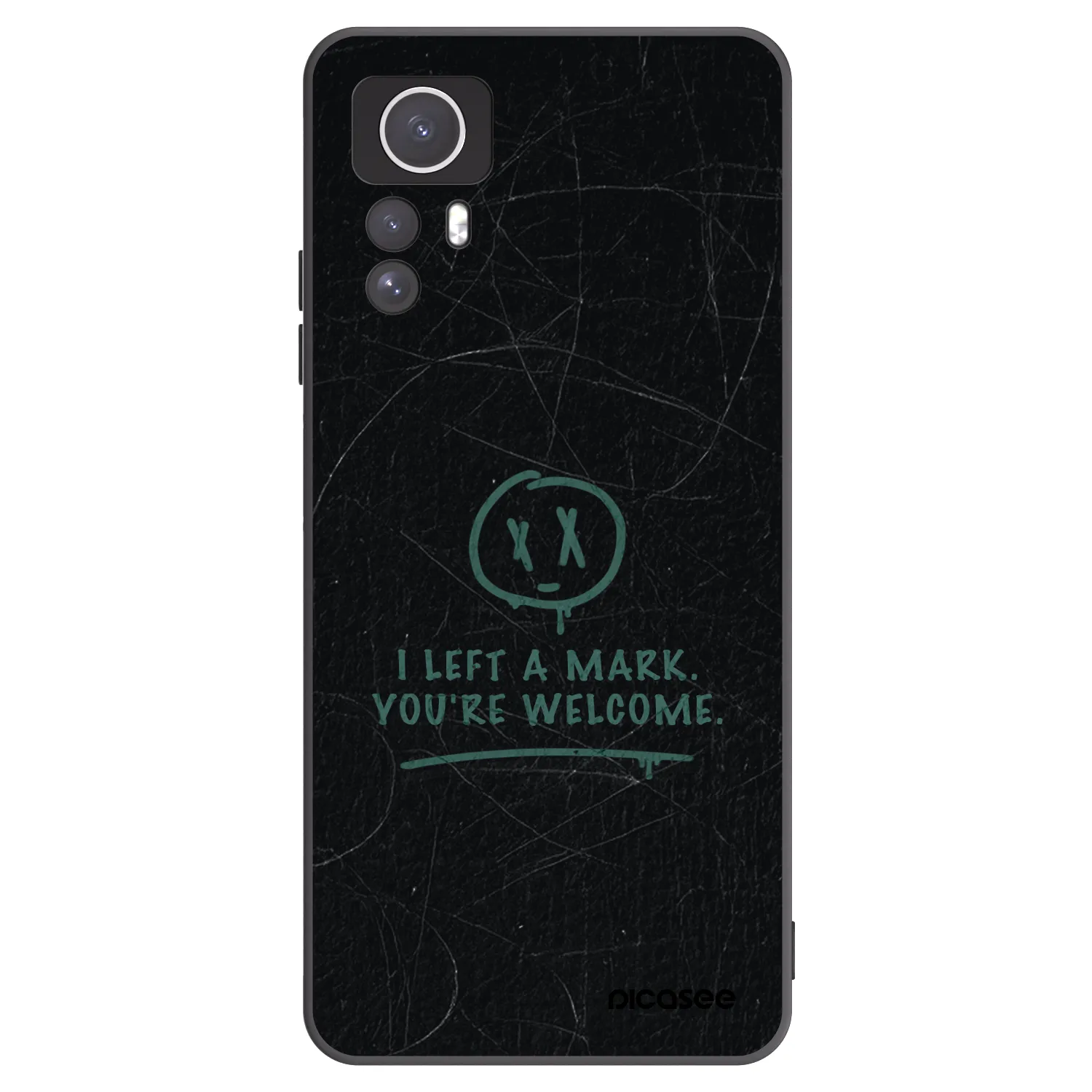 Picasee silikonový černý obal pro Xiaomi Redmi Note 12S - LEFT A MARK
