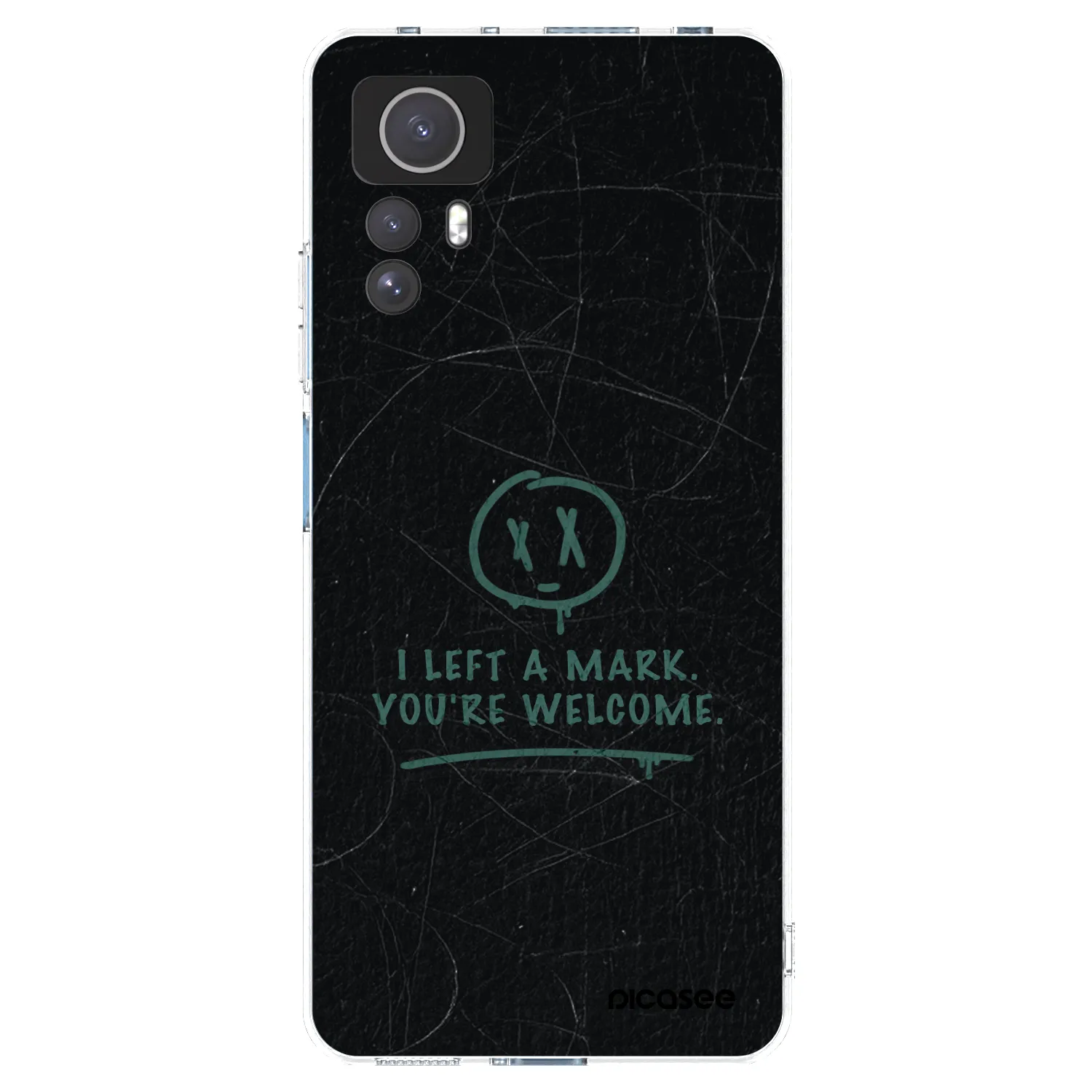 Picasee silikonový průhledný obal pro Xiaomi Redmi Note 12S - LEFT A MARK