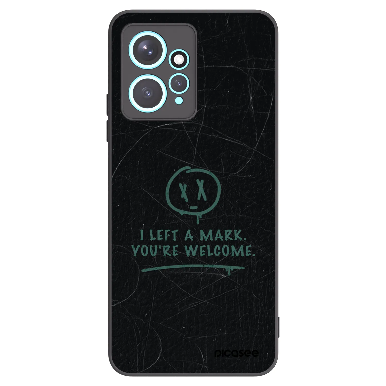 Picasee silikonový černý obal pro Xiaomi Redmi Note 12 4G - LEFT A MARK