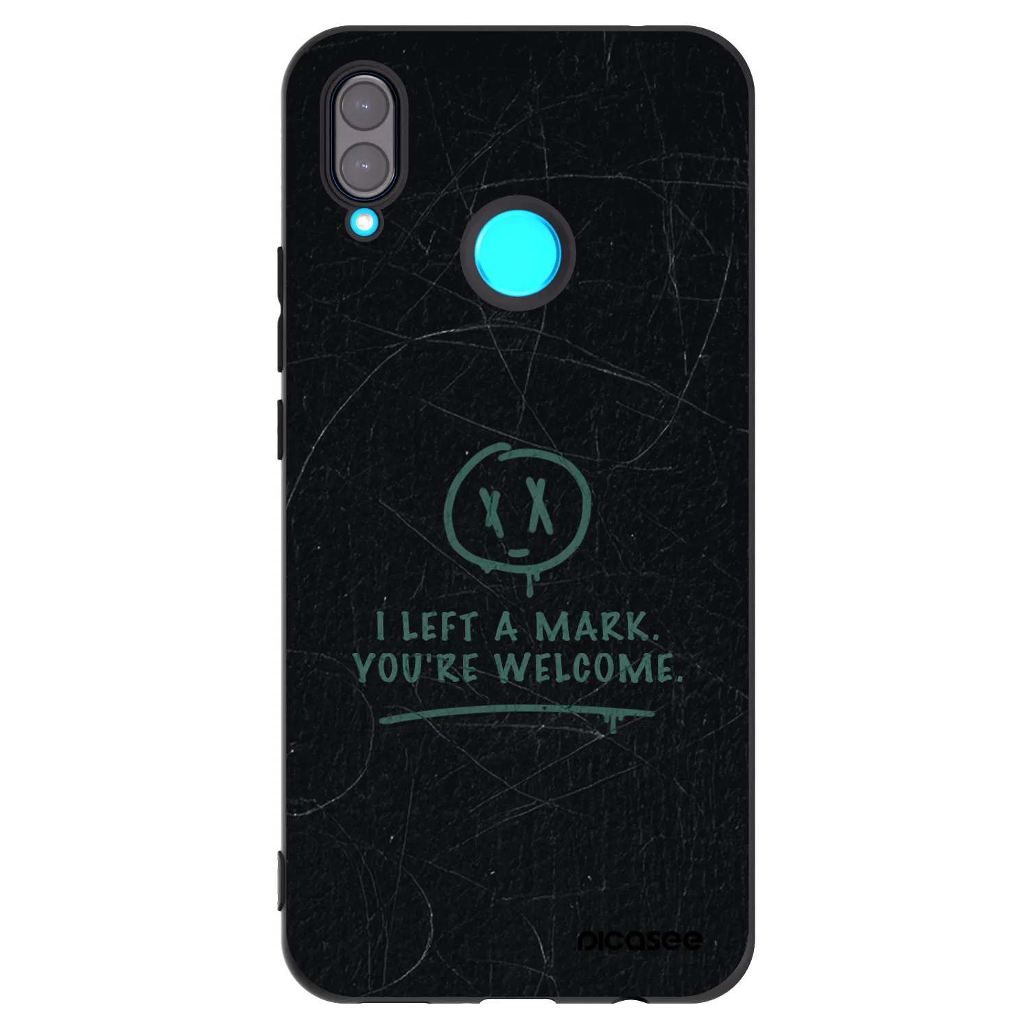 Picasee silikonový černý obal pro Huawei Nova 3 - LEFT A MARK