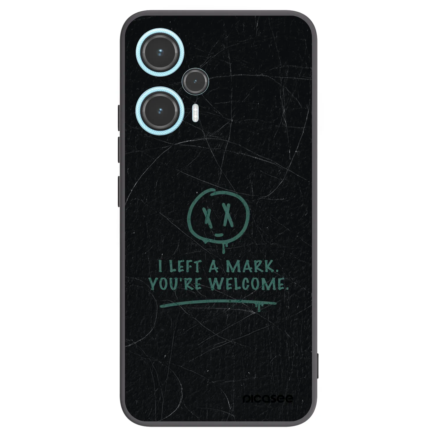 Picasee silikonový černý obal pro Xiaomi Poco F5 - LEFT A MARK