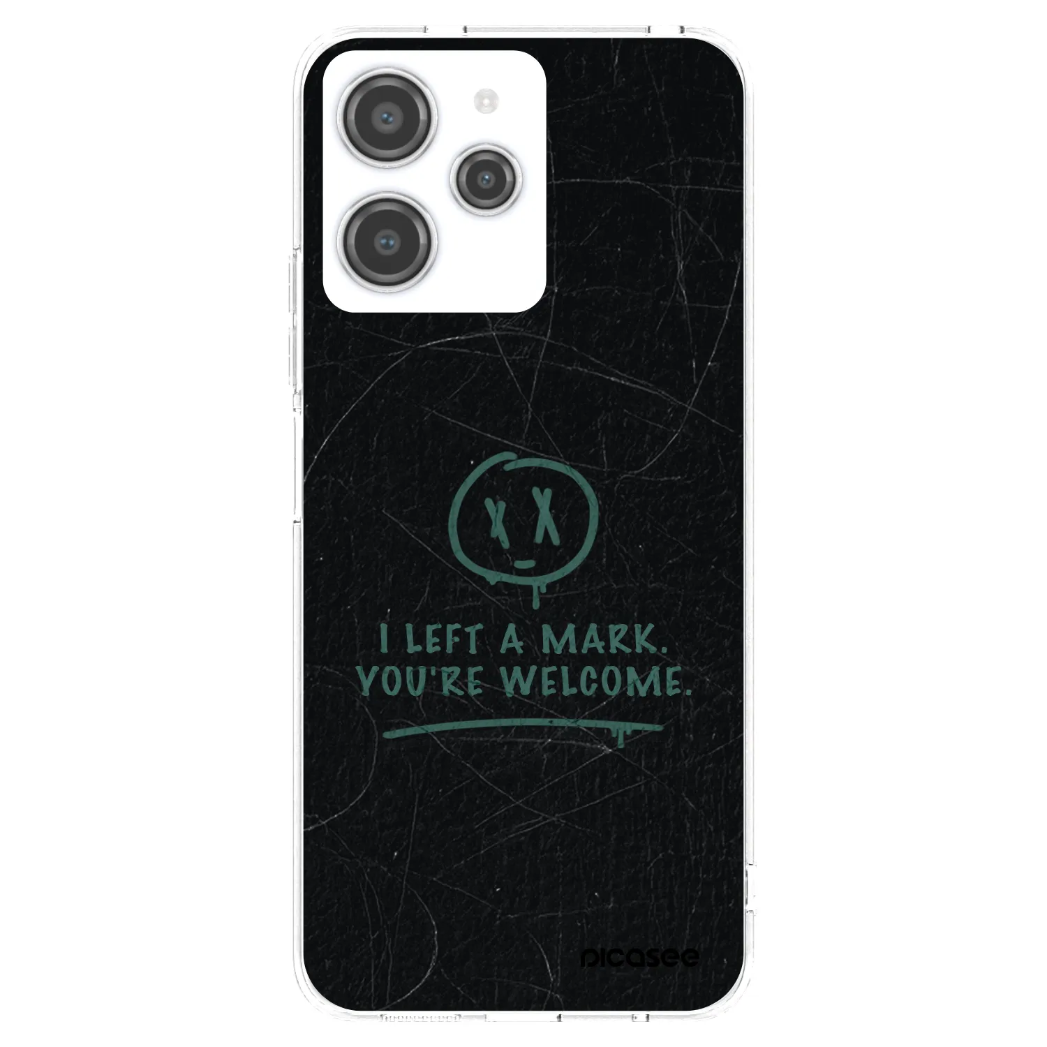 Picasee silikonový průhledný obal pro Xiaomi Redmi 12 4G - LEFT A MARK