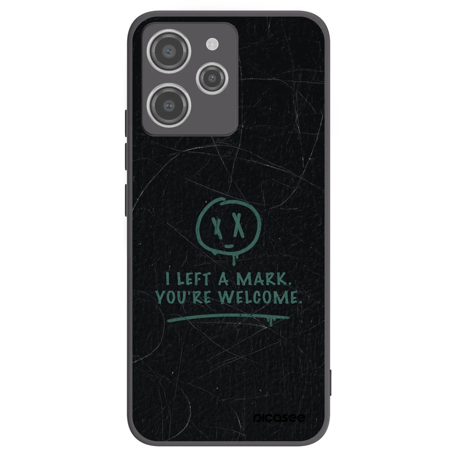 Picasee silikonový černý obal pro Xiaomi Redmi 12 4G - LEFT A MARK