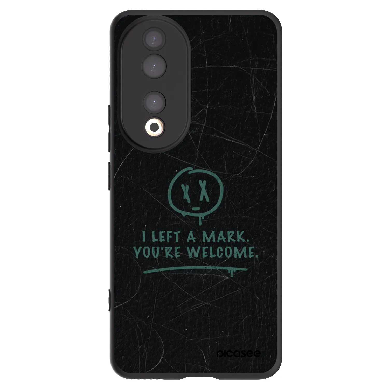 Picasee silikonový černý obal pro Honor 90 5G - LEFT A MARK
