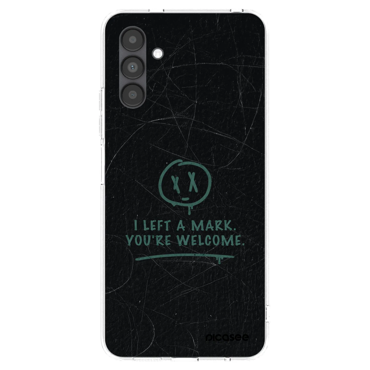 Picasee silikonový průhledný obal pro Samsung Galaxy A04s A047F - LEFT A MARK