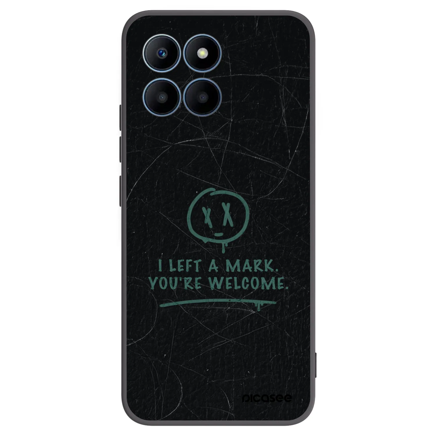 Picasee silikonový černý obal pro Honor 70 Lite - LEFT A MARK