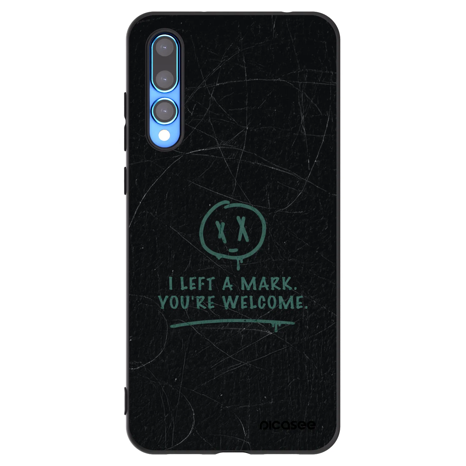 Picasee silikonový černý obal pro Huawei P20 Pro - LEFT A MARK