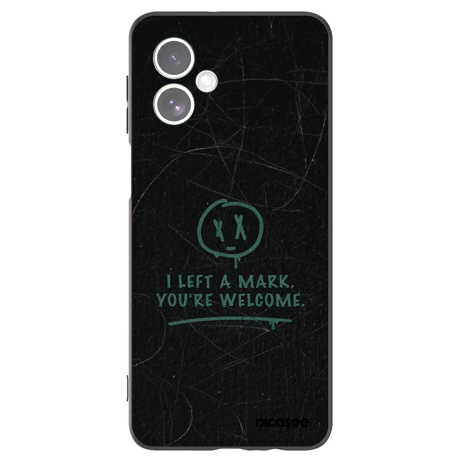 Picasee silikonový černý obal pro Motorola Moto G54 5G - LEFT A MARK