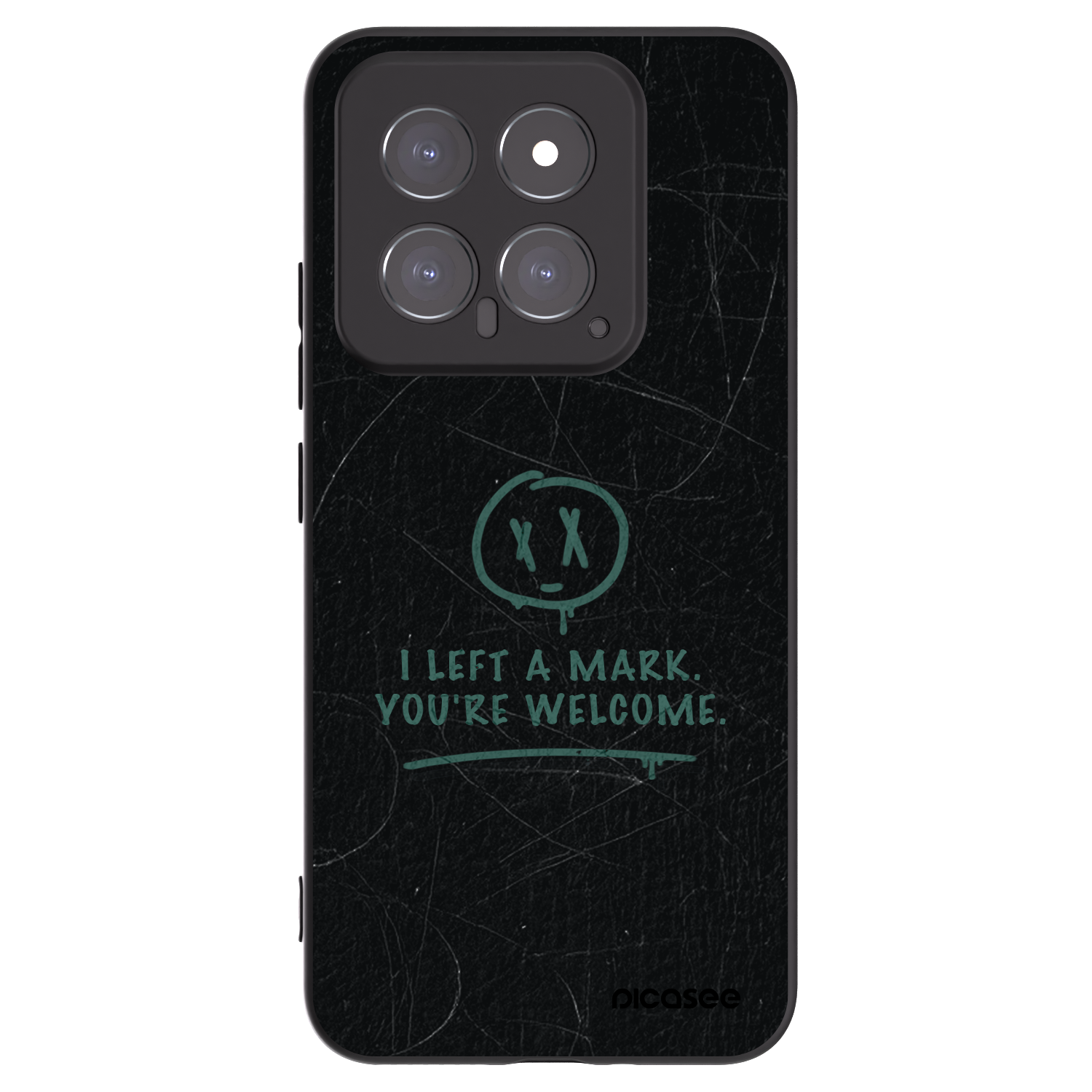 Picasee silikonový černý obal pro Xiaomi 14 - LEFT A MARK