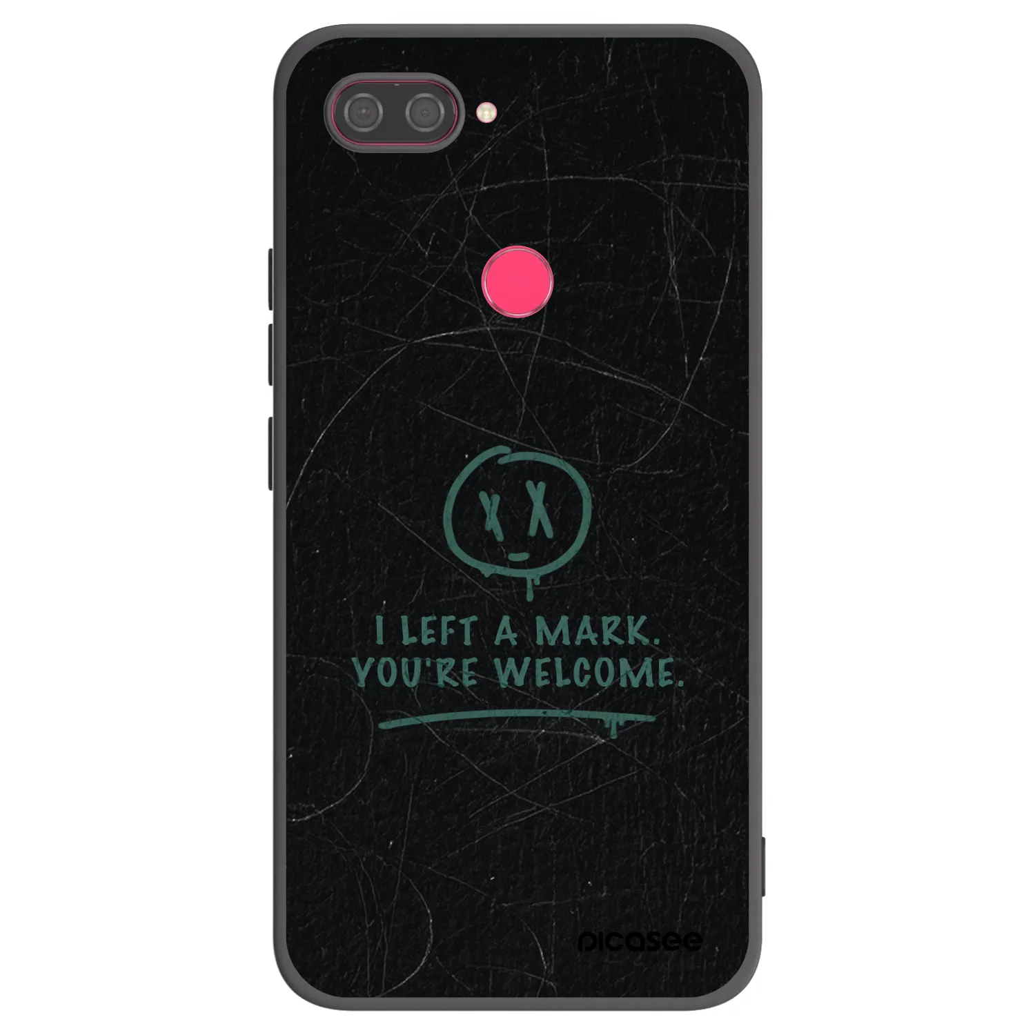 Picasee silikonový černý obal pro Xiaomi Mi 8 Lite - LEFT A MARK