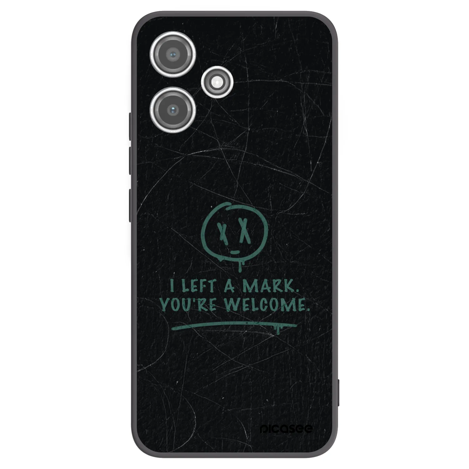 Picasee silikonový černý obal pro Xiaomi Redmi 12 5G - LEFT A MARK