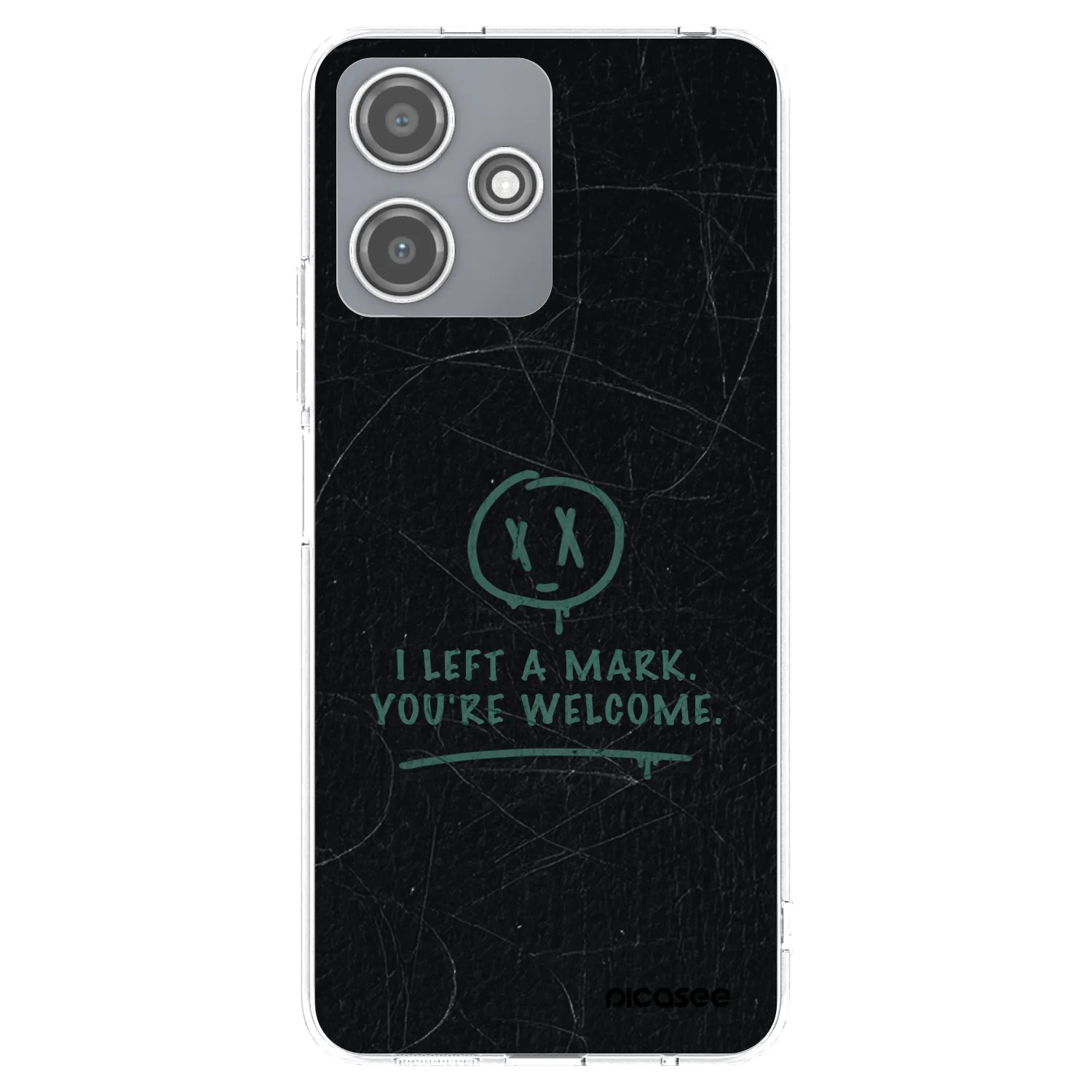 Picasee silikonový průhledný obal pro Xiaomi Redmi 12 5G - LEFT A MARK